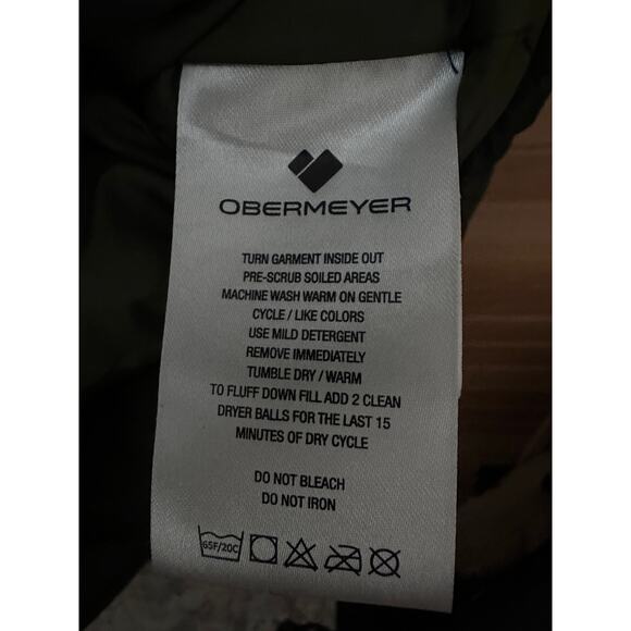 OBERMEYER Duck Down BOYS Kids JACKET XL Sz 18 / Men Sz S  Snow Warm Ski Coat - Picture 11 of 16